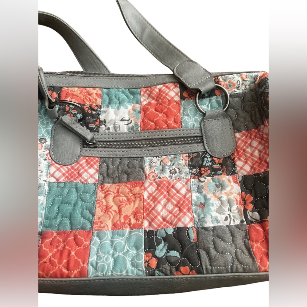 Donna Sharp Tess Melon Mint Handbag (Retired Prin… - image 4